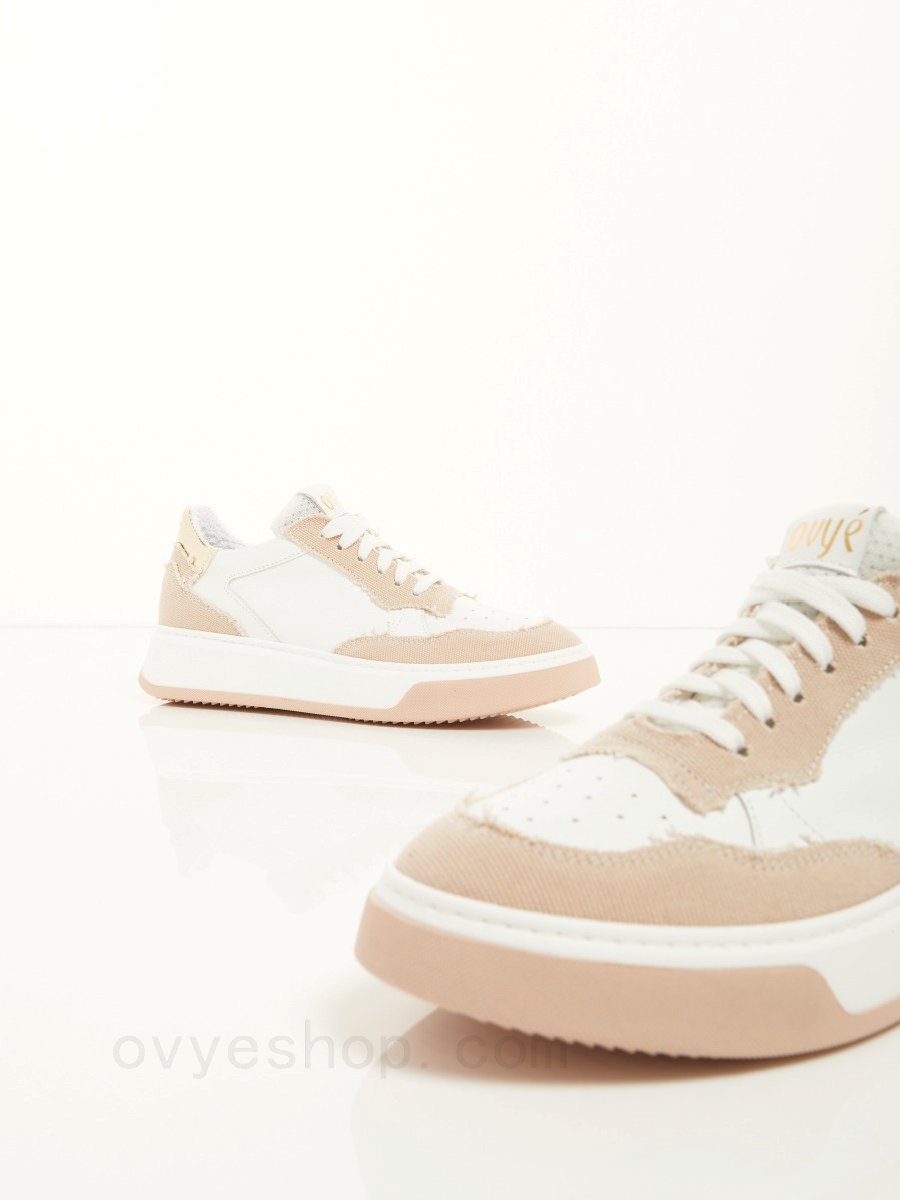 Acquista Leather And Canvas Sneaker F0817885-0406